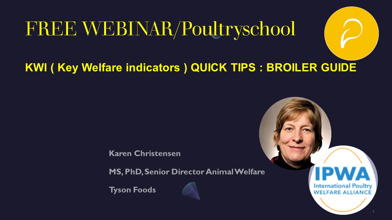 Key Welfare Indicators, Quick Tips: Broiler Guide - Karen Christensen IPWA